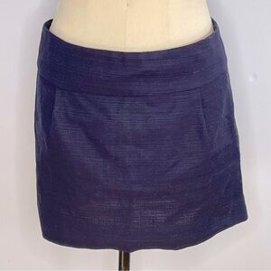 J. Crew Factory Navy Mini Skirt- Size 10- NWT